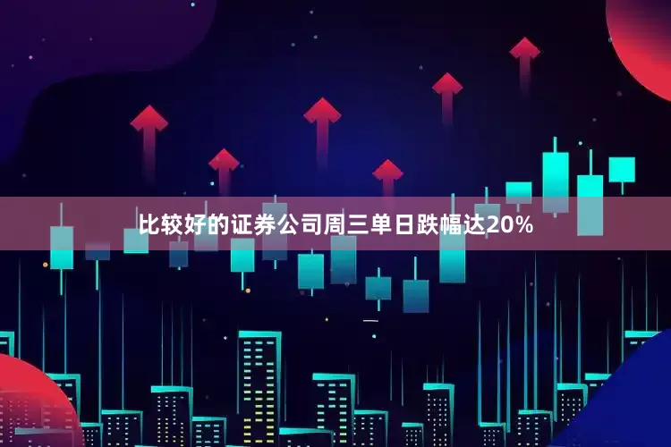 比较好的证券公司周三单日跌幅达20%